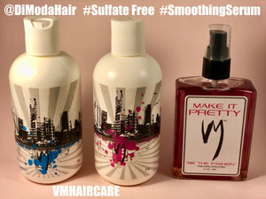 sulfate free shampoo and conditioner and Pure Pink Argon Oil made from the Best ingredients